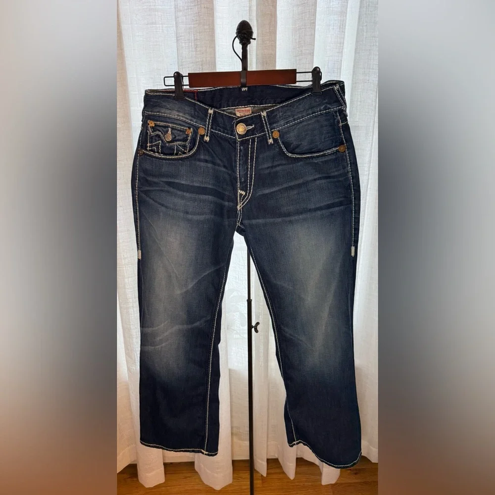 True Religion Men’s Jeans Billy Giant Big T Seat Sz 34/29